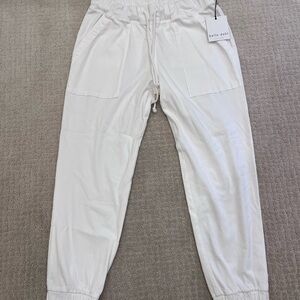 Bella Dahl Women's White Jogger Pants